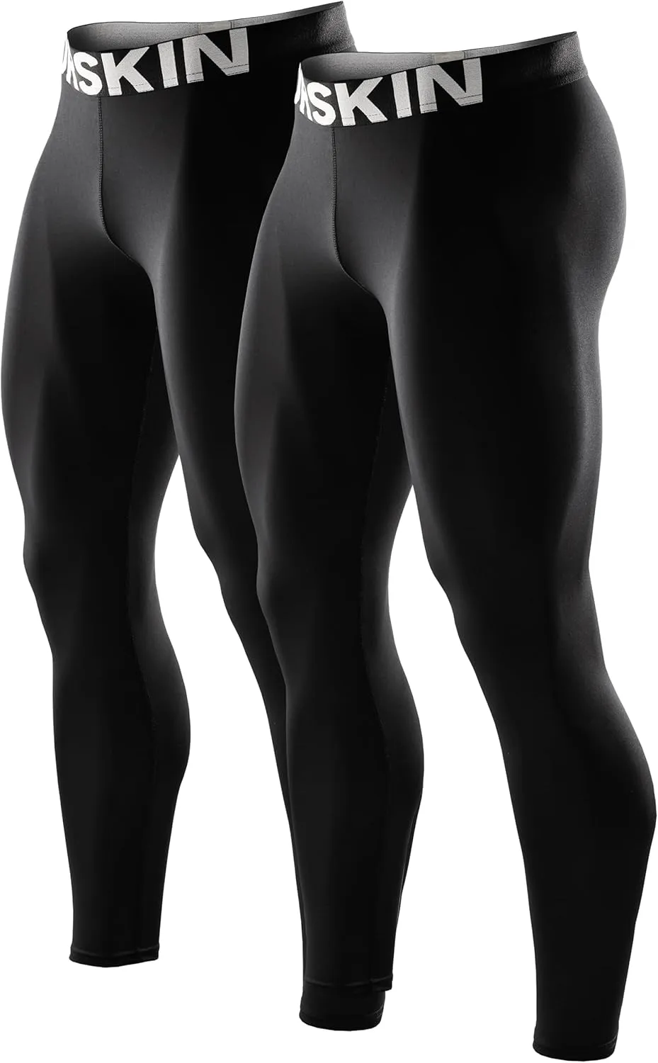 DRSKIN 5, 4, 3 or 1 Pack Men’s Compression Pants Tights Leggings Sports Baselayer Running Athletic Workout Active