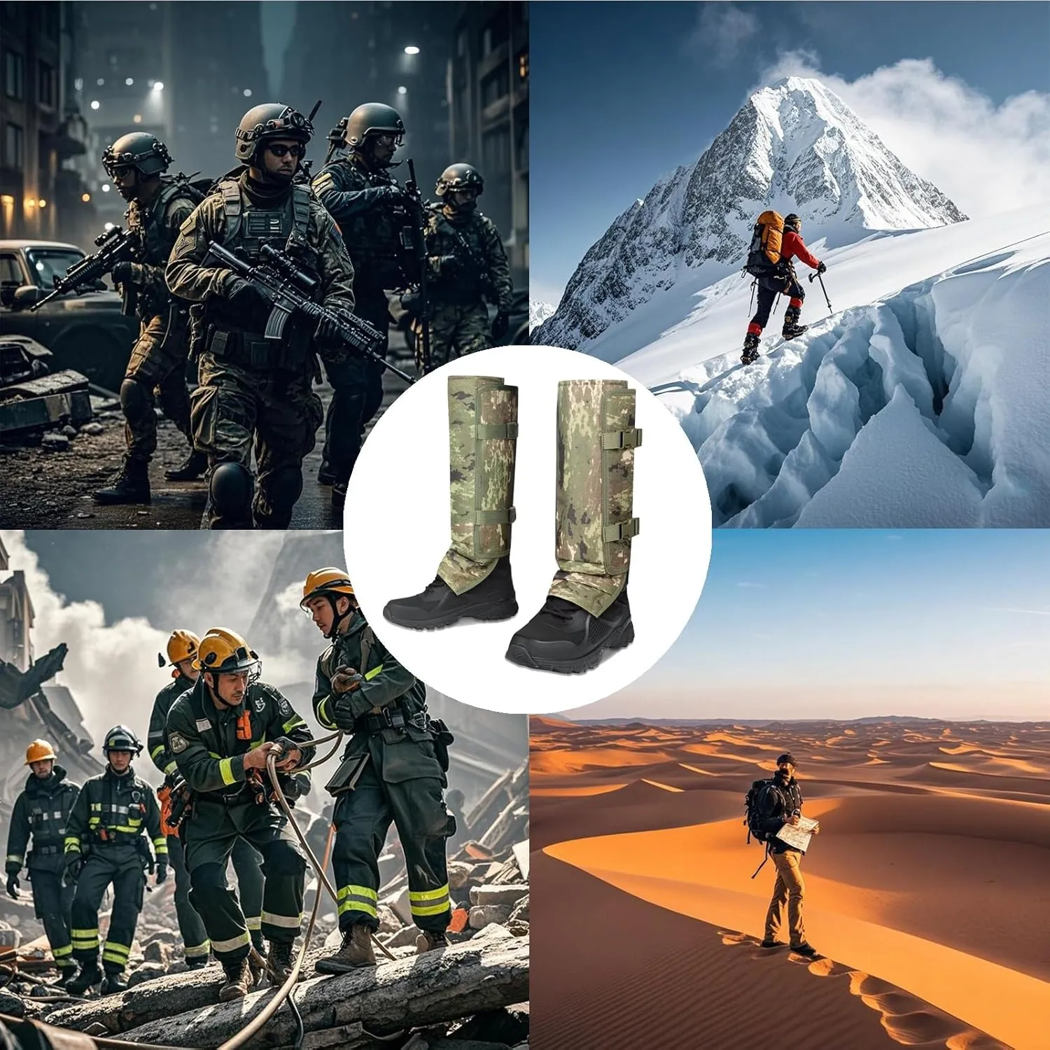Durable Snake Guards for Men and Women, Adjustable Size, Lightweight, Snake Bite Protection