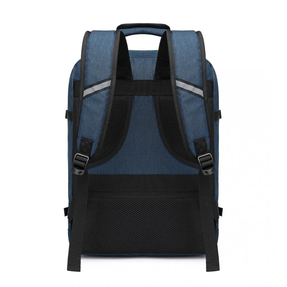 EM2231M - Kono Lightweight Cabin Bag Travel Business Backpack - Navy