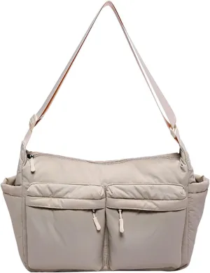 ENOPINK Crossbody Bag for Women Shoulder Handbags Lightweight Waterproof Nylon Travel Bag Ladies Pocketbooks