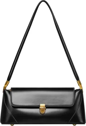 Etercycle Shoulder Bag for Women, Vintage Trendy Women's Purses, Small Vegan Leather Handbags Underarm Hobo Bag