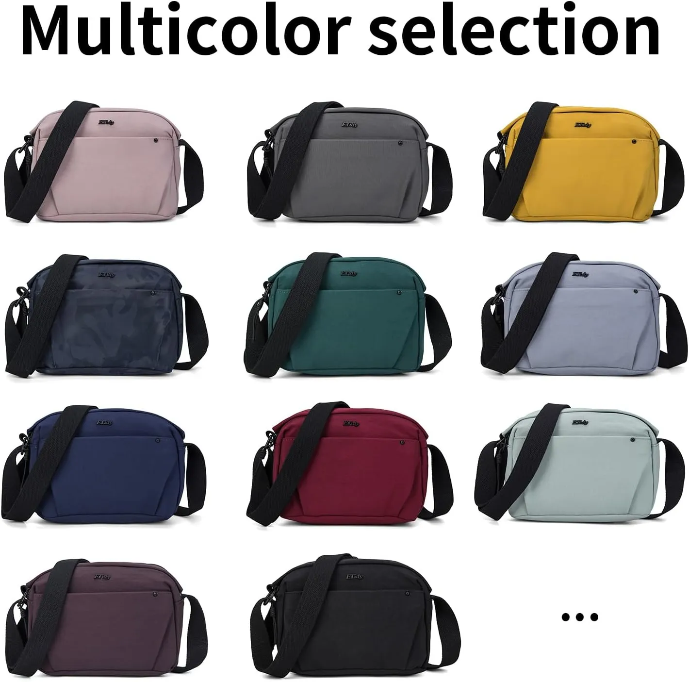 ETidy Fashion Shoulder Bag For Women Casual Crossbody Bookbag Waterproof Lightweight Hobo Bag Purse