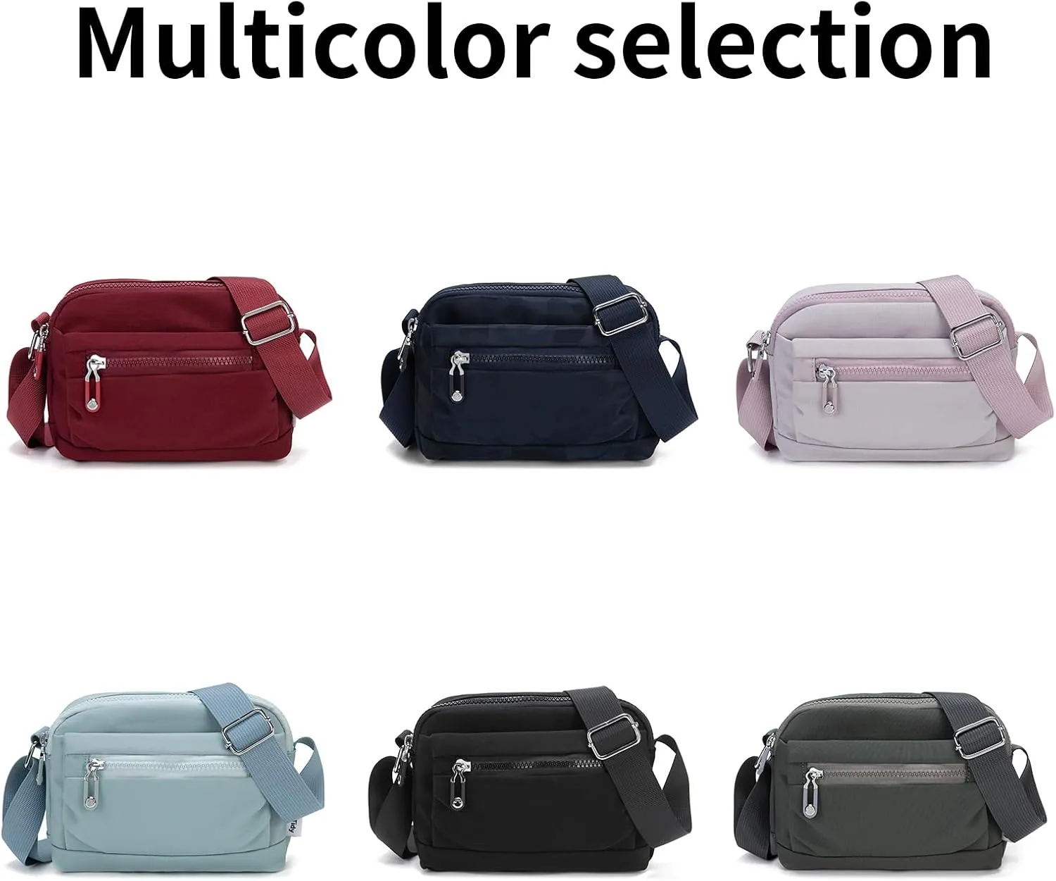 ETidy Nylon Small Womens Crossbody Bag Casual Shoulder Handbag Mini Purse With Adjustable Strap