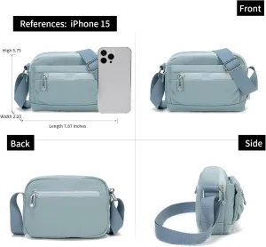 ETidy Nylon Small Womens Crossbody Bag Casual Shoulder Handbag Mini Purse With Adjustable Strap