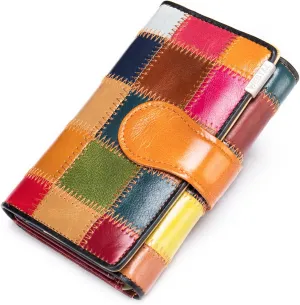 Eysee Wallets for Women Genuine Leather Multi Color