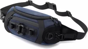Fanny Pack for Men Women, Hip Bum Bag Waist Pack for Fast Pack, Adjustable Crossbody Belt Bag for Travel Hiking (Blue)