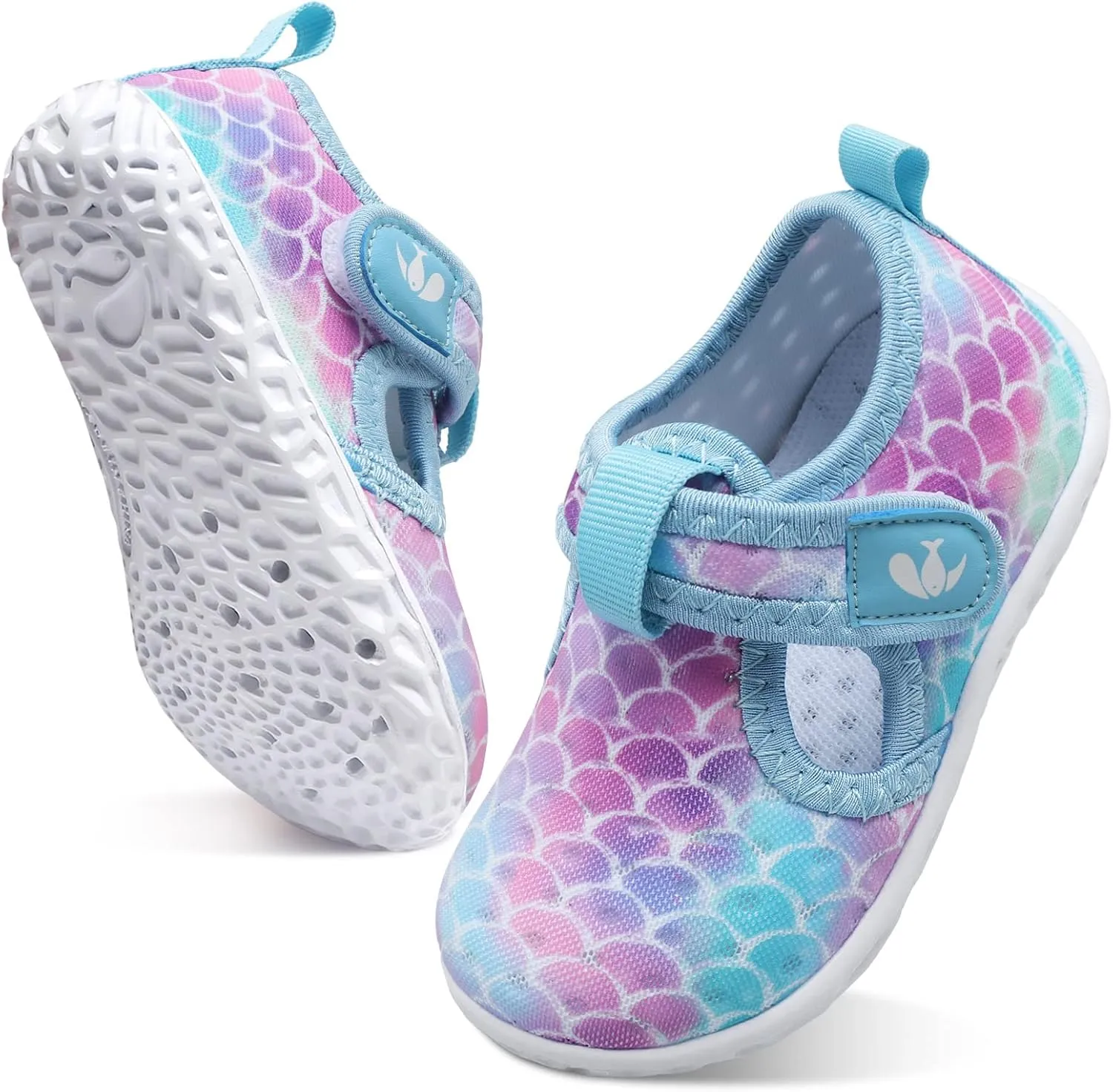 FEETCITY Boys Girls Water Shoes Kids Aqua Socks Quick Dry Barefoot for Beach Swimming Pool