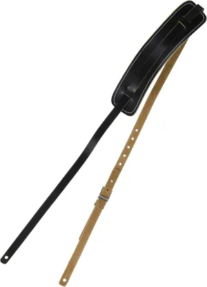 Fender Standard Vintage Guitar Strap, Black Leather
