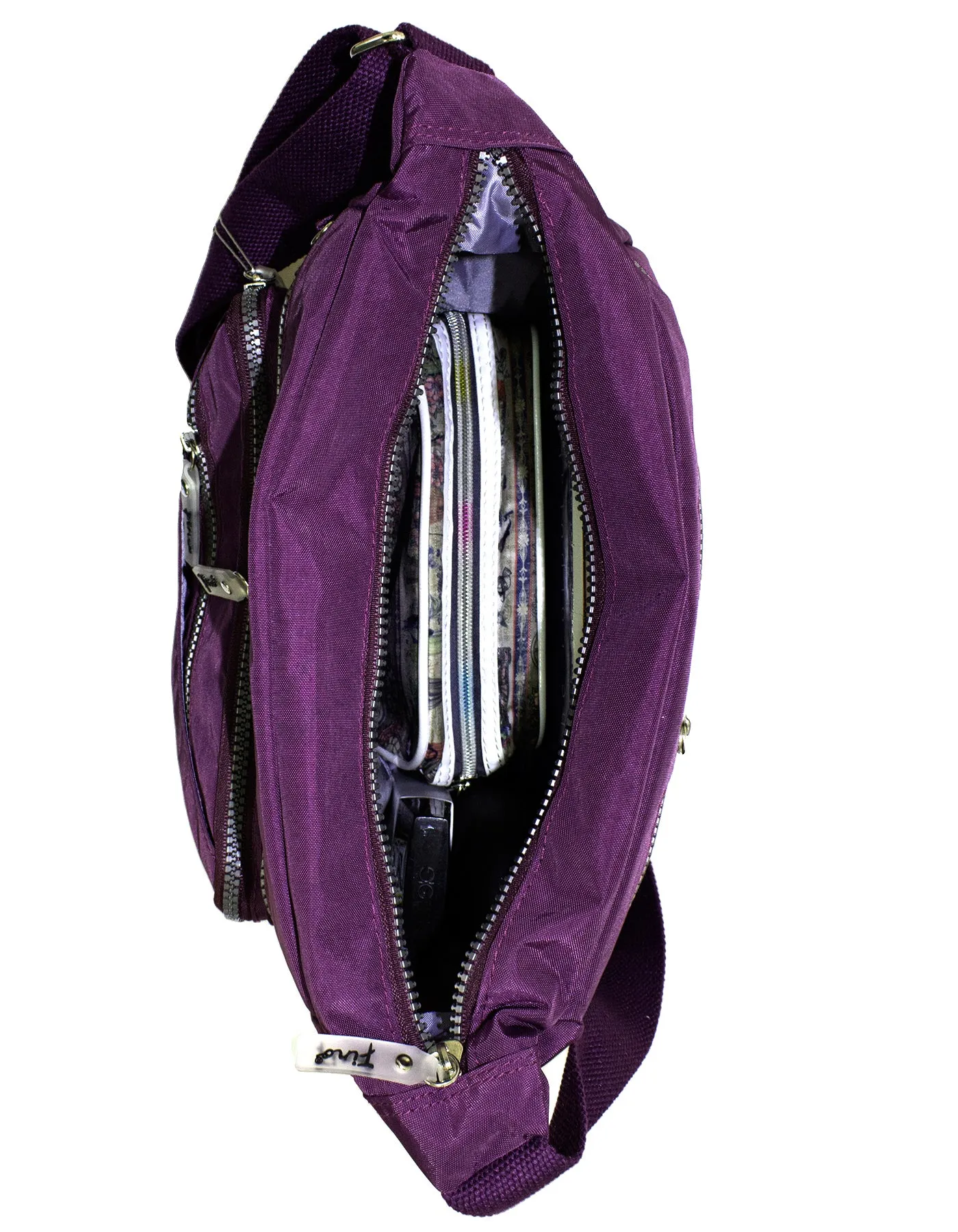 Fino SK-7735 Waterproof Ultra-Light Crinkle Nylon Crossbody Bag