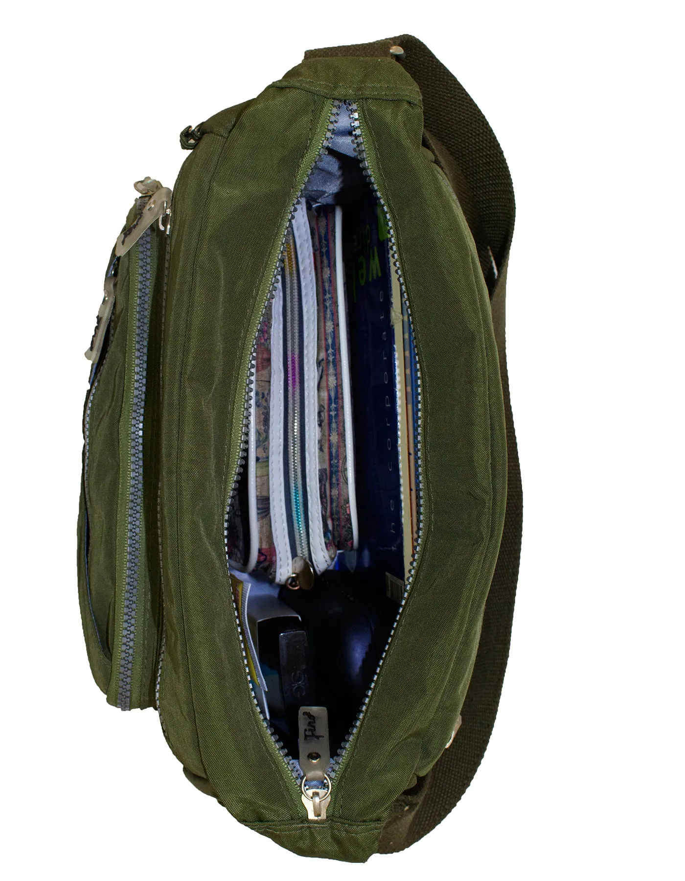 Fino SK-7735 Waterproof Ultra-Light Crinkle Nylon Crossbody Bag