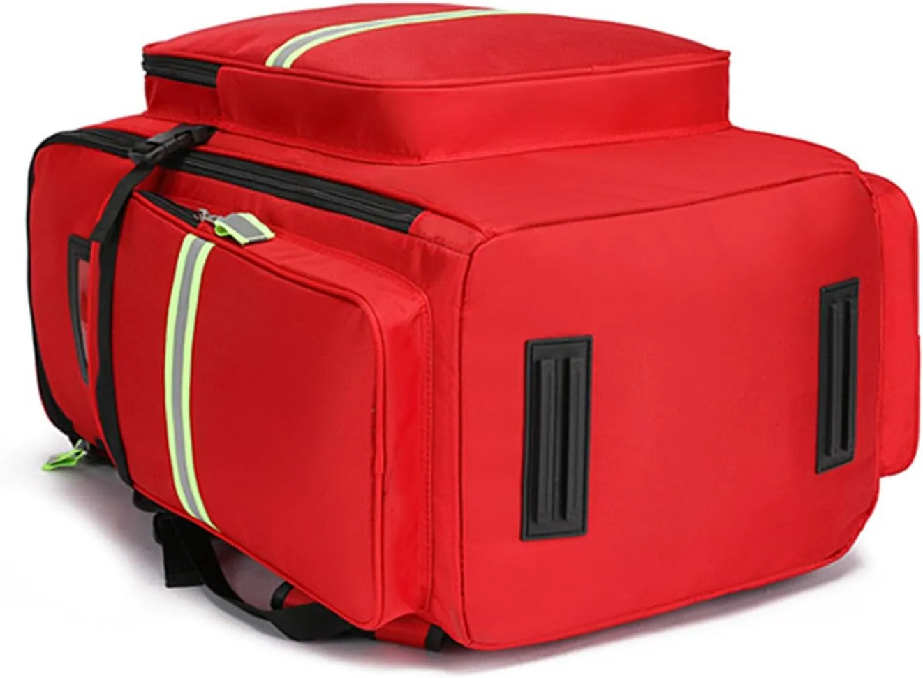 First Aid Bag Empty Emergency Bag First Responder Trauma Multi-Pocket Traveling Field Trips Camping Essentials(Red,55x37x25cm)