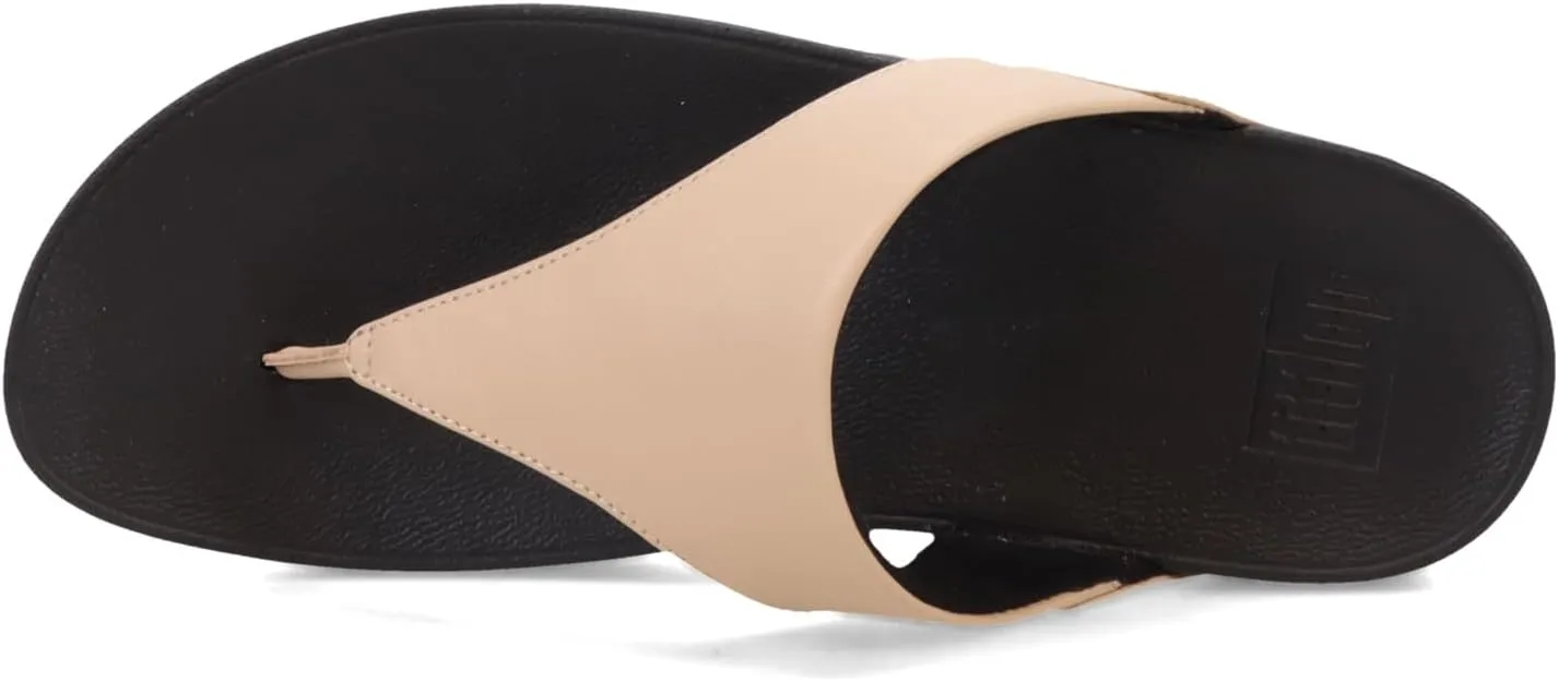 FitFlop Women's Lulu Leather Toe-Post Thong Sandals