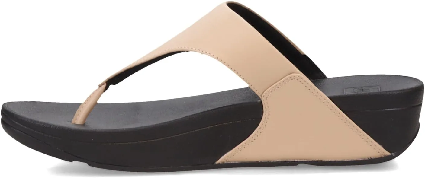 FitFlop Women's Lulu Leather Toe-Post Thong Sandals