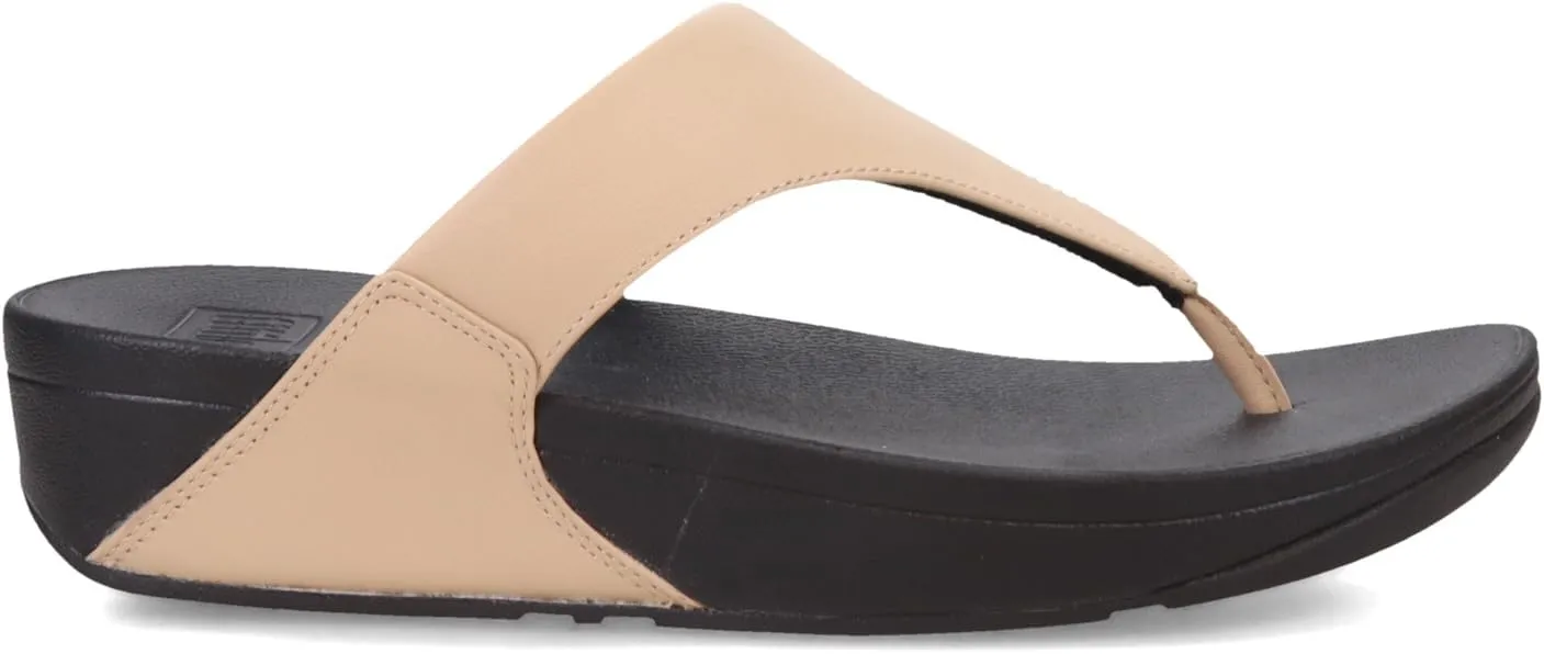 FitFlop Women's Lulu Leather Toe-Post Thong Sandals