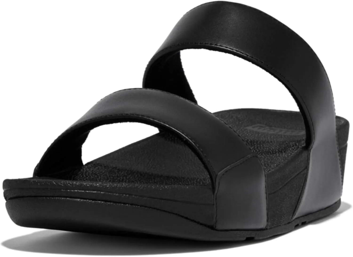 FitFlop Women's Lulu Platino Leather Slides