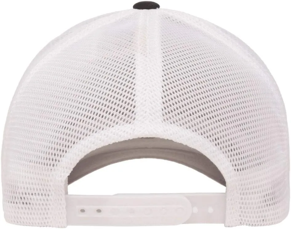 Flexfit 110M Mesh Trucker Mid-Profile Breathable Mesh Back Adjustable Snapback Cap | Bulk Pack Available