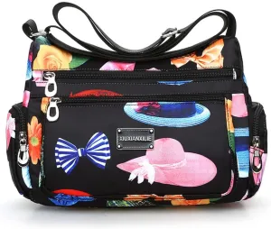 Flower cloth shoulder bag for women Crossbody Bags dumpling bag outdoor leisure large capacity women's bag