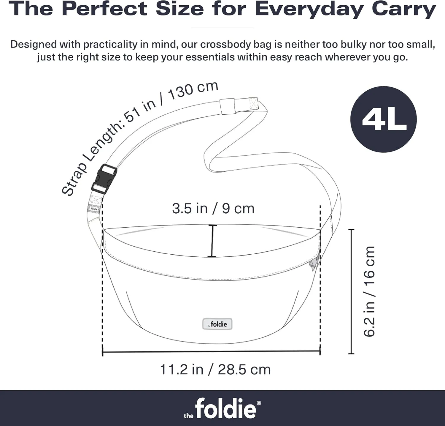 Foldable Crossbody Bags for Women & Men - Anti-Theft RFID-Safe Fanny Pack with Smart Lockable Zippers and Cut-Resistant Strap - Lightweight Waist Pack for Travel & Everyday Use - Brown
