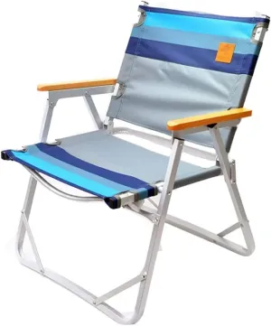Folding Camping Outdoor Ultra-Light Aluminum Alloy Folding Leisure Chair Camping Barbecue Canvas Portable Recliner Chairs Foldable