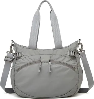 forestfish Small Gym Tote Bag, Carry on Luggage Handbag Shoulder Bag Lightweight Waterproof