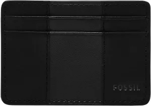 Fossil Men's Leather Slim Minimalist Card Case Front Pocket Wallet
