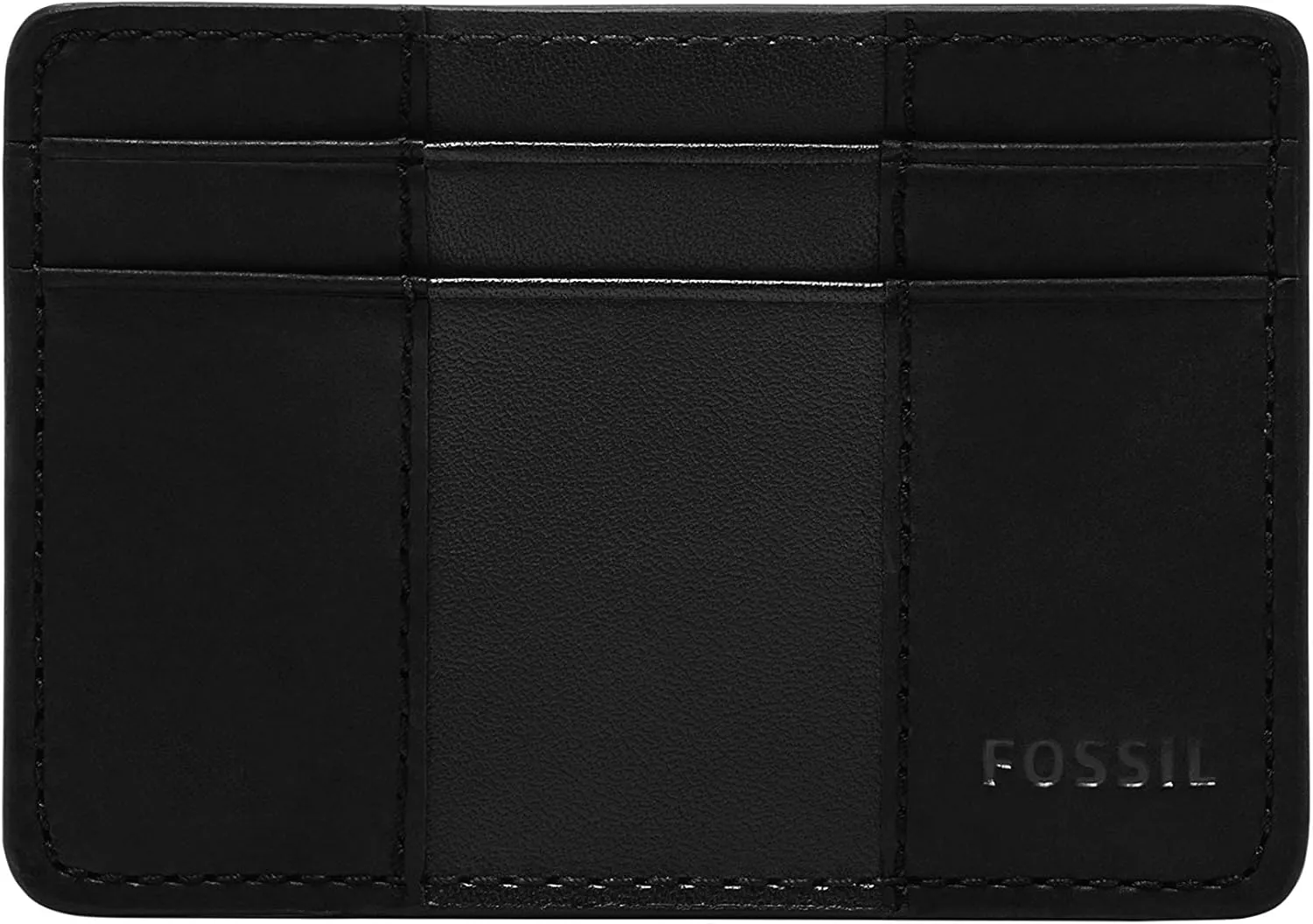 Fossil Men's Leather Slim Minimalist Card Case Front Pocket Wallet
