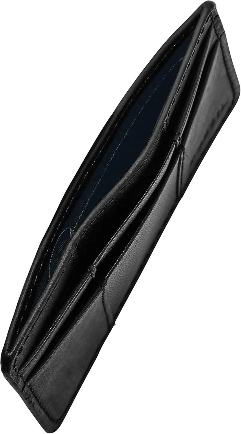 Fossil Men's Leather Slim Minimalist Card Case Front Pocket Wallet