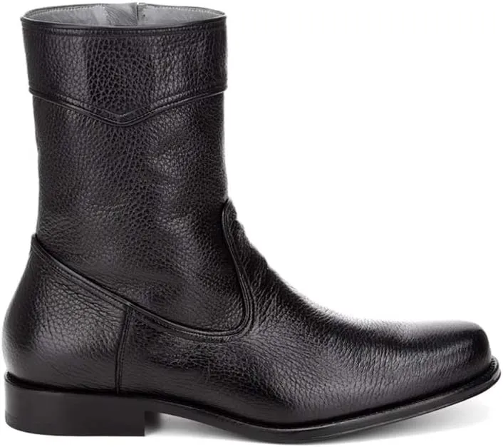 FRANCO CUADRA Men's Boot in Genuine Deer Leather Brown