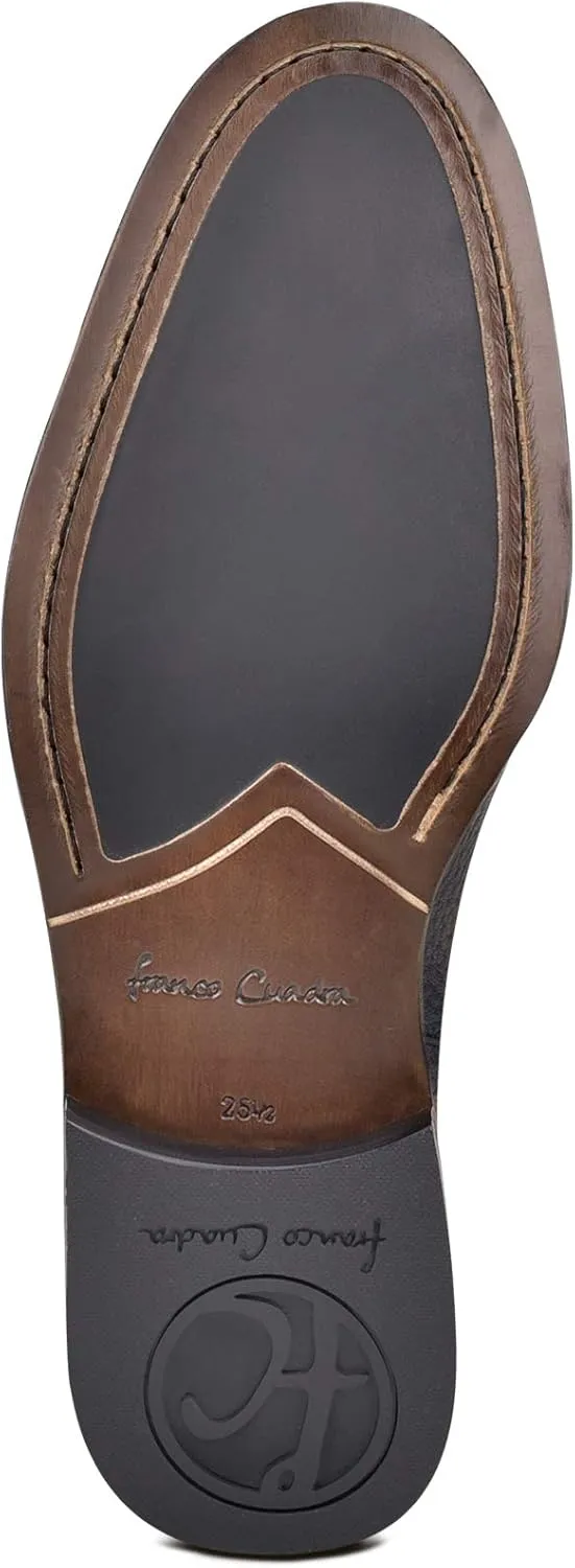 FRANCO CUADRA Men's Boot in Genuine Deer Leather Brown