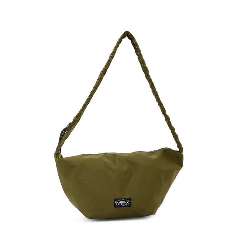 FRILLY HOBO BAG -  OLIVE