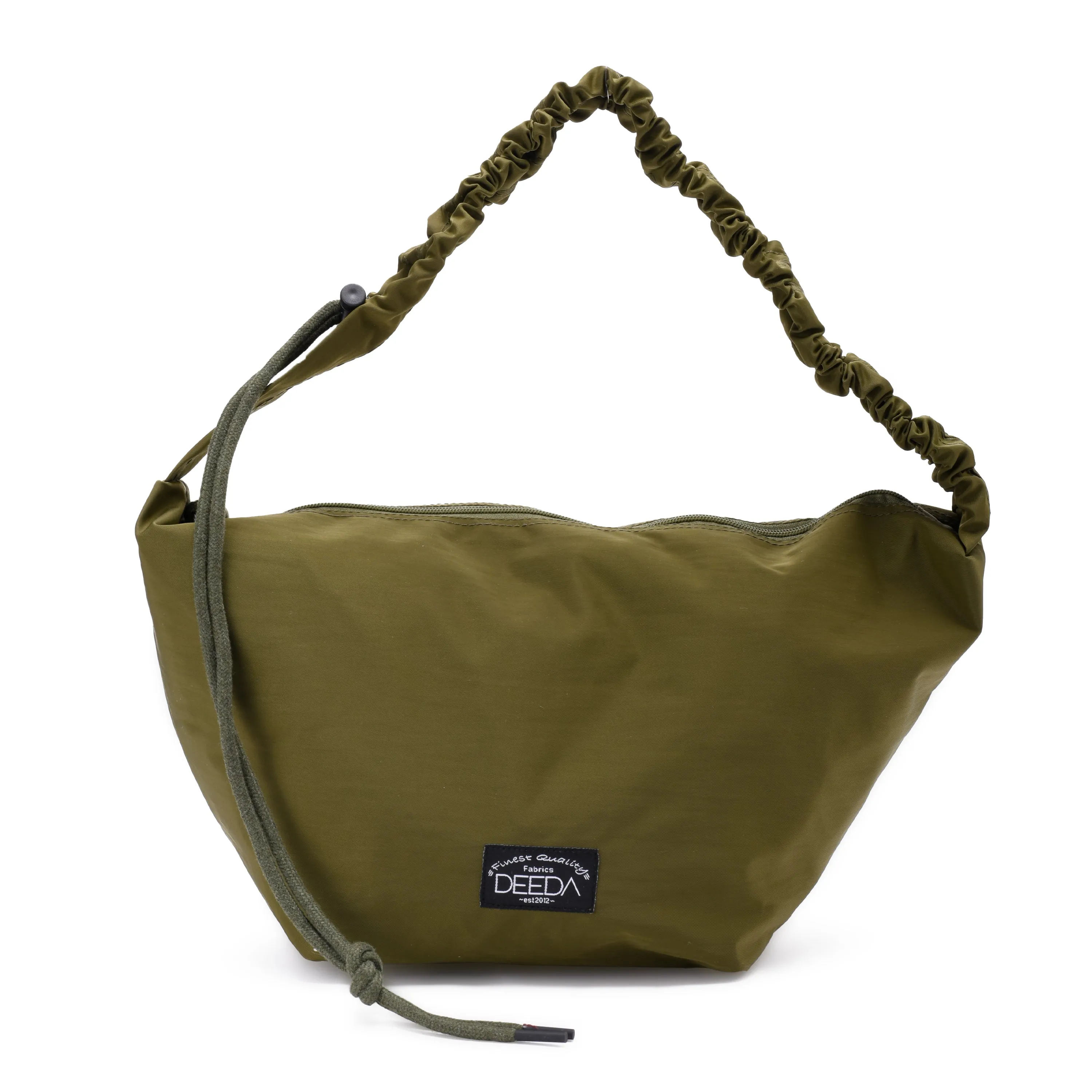 FRILLY HOBO BAG -  OLIVE