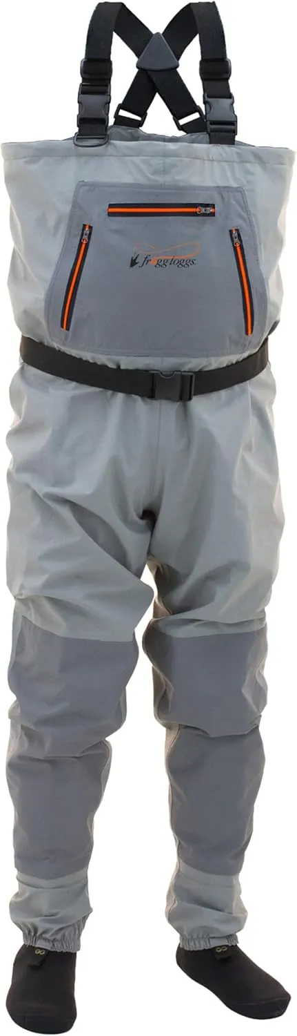 FROGG TOGGS Hellbender Breathable Waterproof Stockingfoot Fishing Chest Wader for Fishing