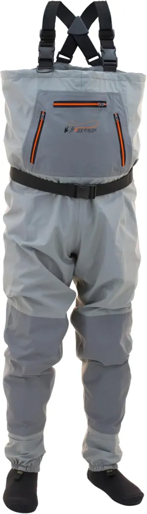 FROGG TOGGS Hellbender Breathable Waterproof Stockingfoot Fishing Chest Wader for Fishing
