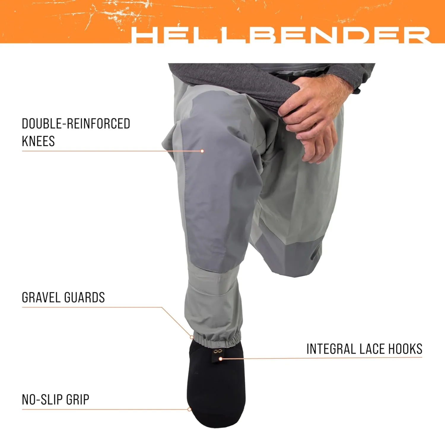 FROGG TOGGS Hellbender Breathable Waterproof Stockingfoot Fishing Chest Wader for Fishing