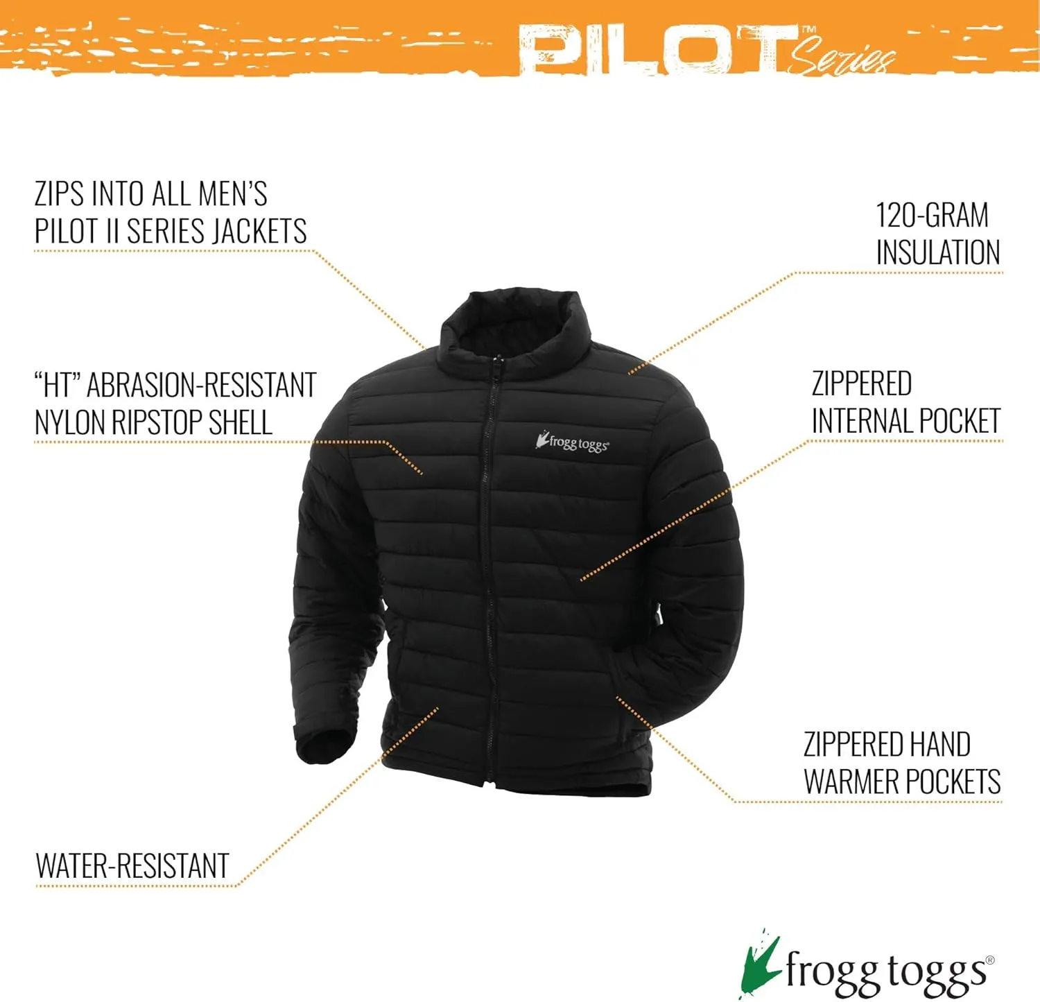FROGG TOGGS Unisex-Adult Co-Pilot Insulated Puff Jacket