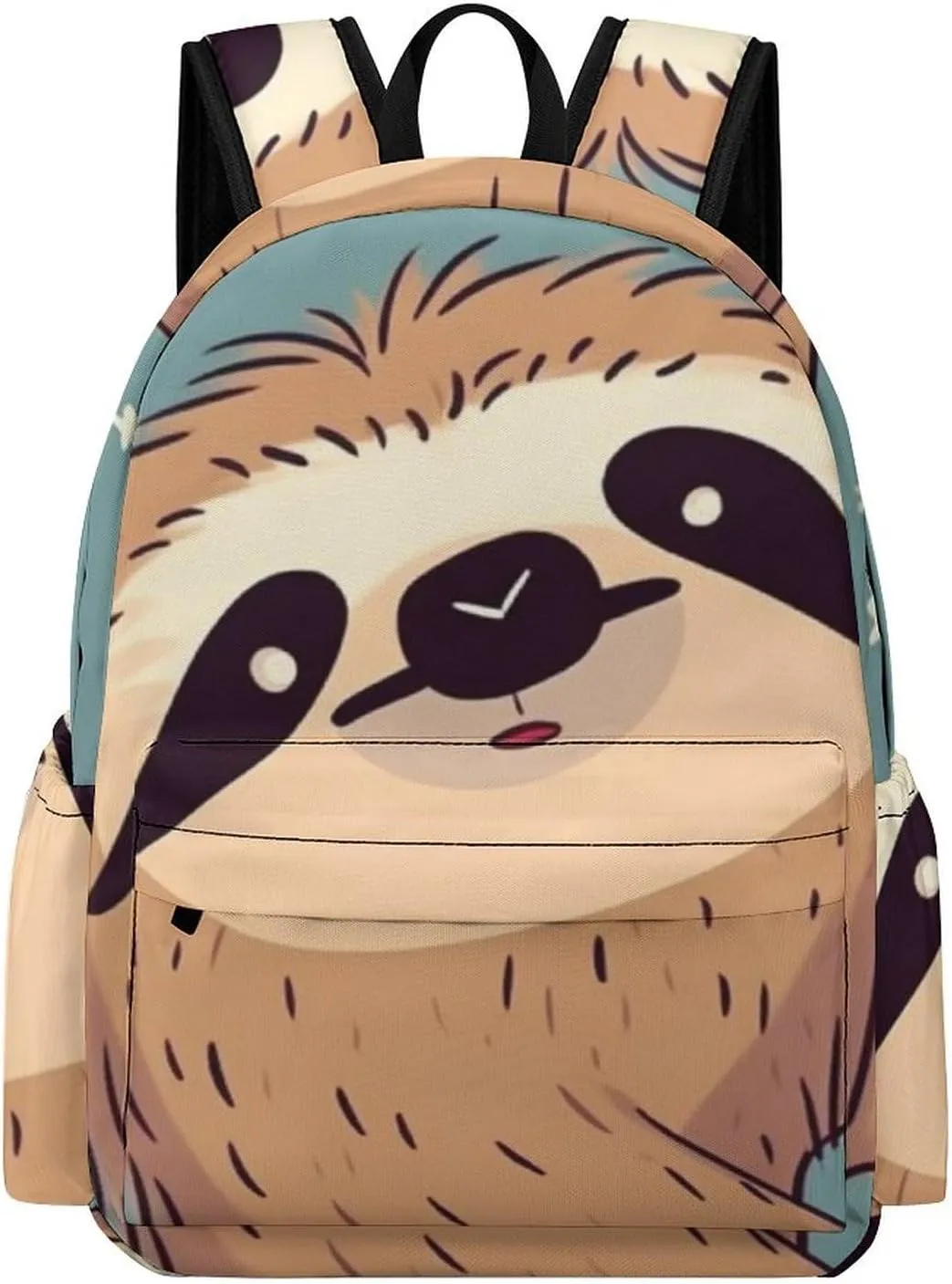 Funny Sloth Stars Print Laptop Backpacks Casual Shoulder Bag Travel Daypack Fashion for Men Women