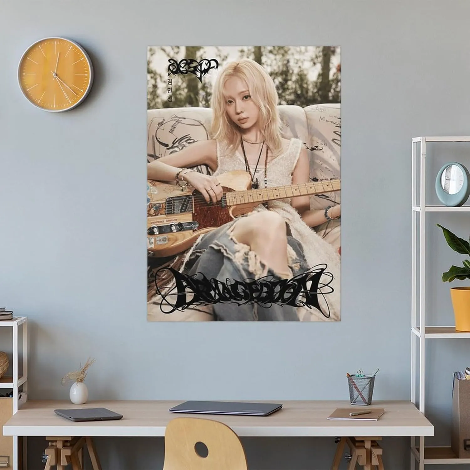 Fxaiui A-ESPA Idol Posters Wall Tapestry Decorative Canvas Merch Use for Party Bedroom Living Room＆Dorm 28x40inch(70x100cm)