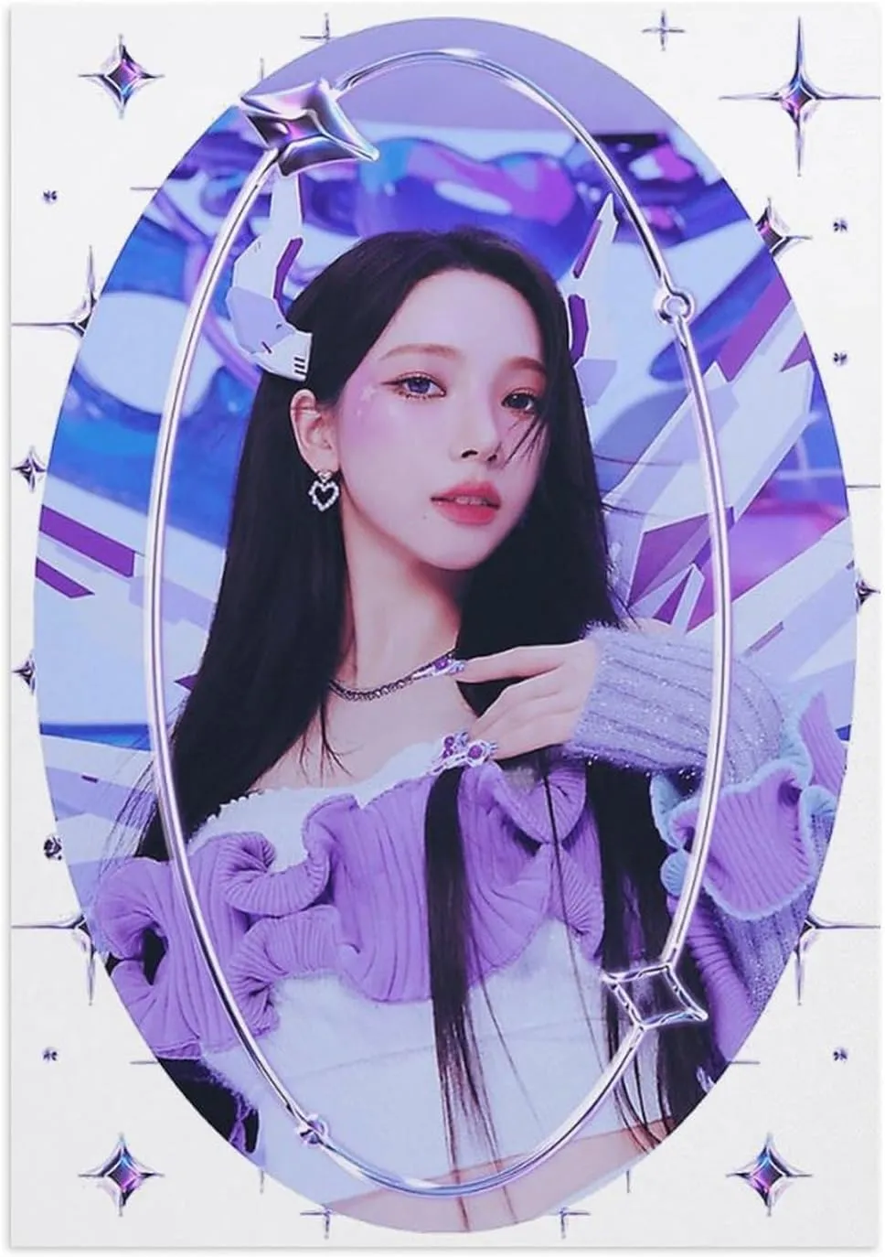 Fxaiui A-ESPA Idol Posters Wall Tapestry Decorative Canvas Merch Use for Party Bedroom Living Room＆Dorm 28x40inch(70x100cm)