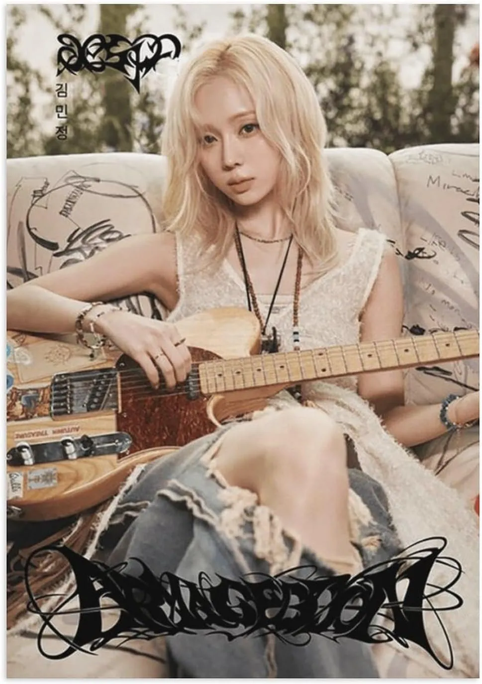 Fxaiui A-ESPA Idol Posters Wall Tapestry Decorative Canvas Merch Use for Party Bedroom Living Room＆Dorm 28x40inch(70x100cm)