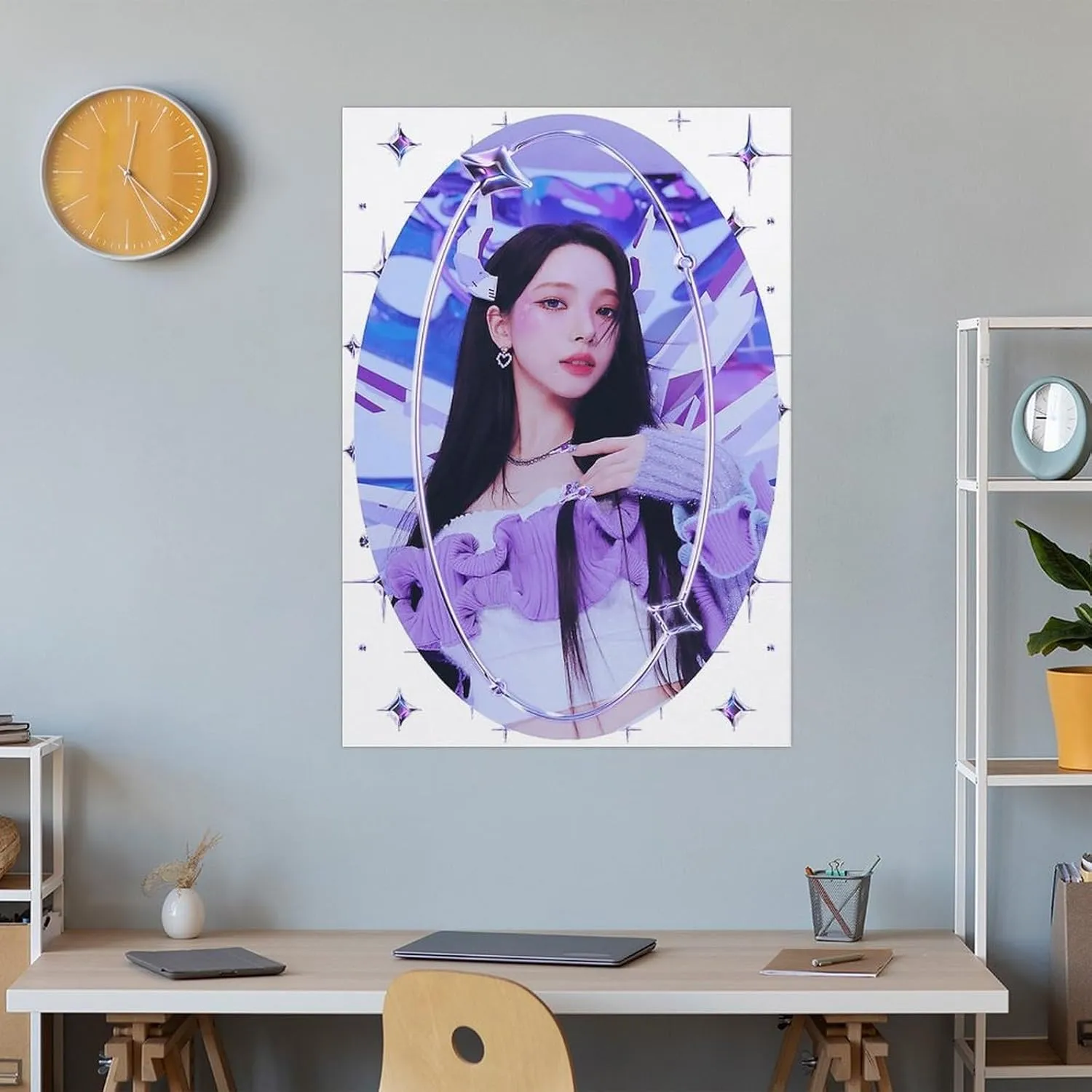 Fxaiui A-ESPA Idol Posters Wall Tapestry Decorative Canvas Merch Use for Party Bedroom Living Room＆Dorm 28x40inch(70x100cm)