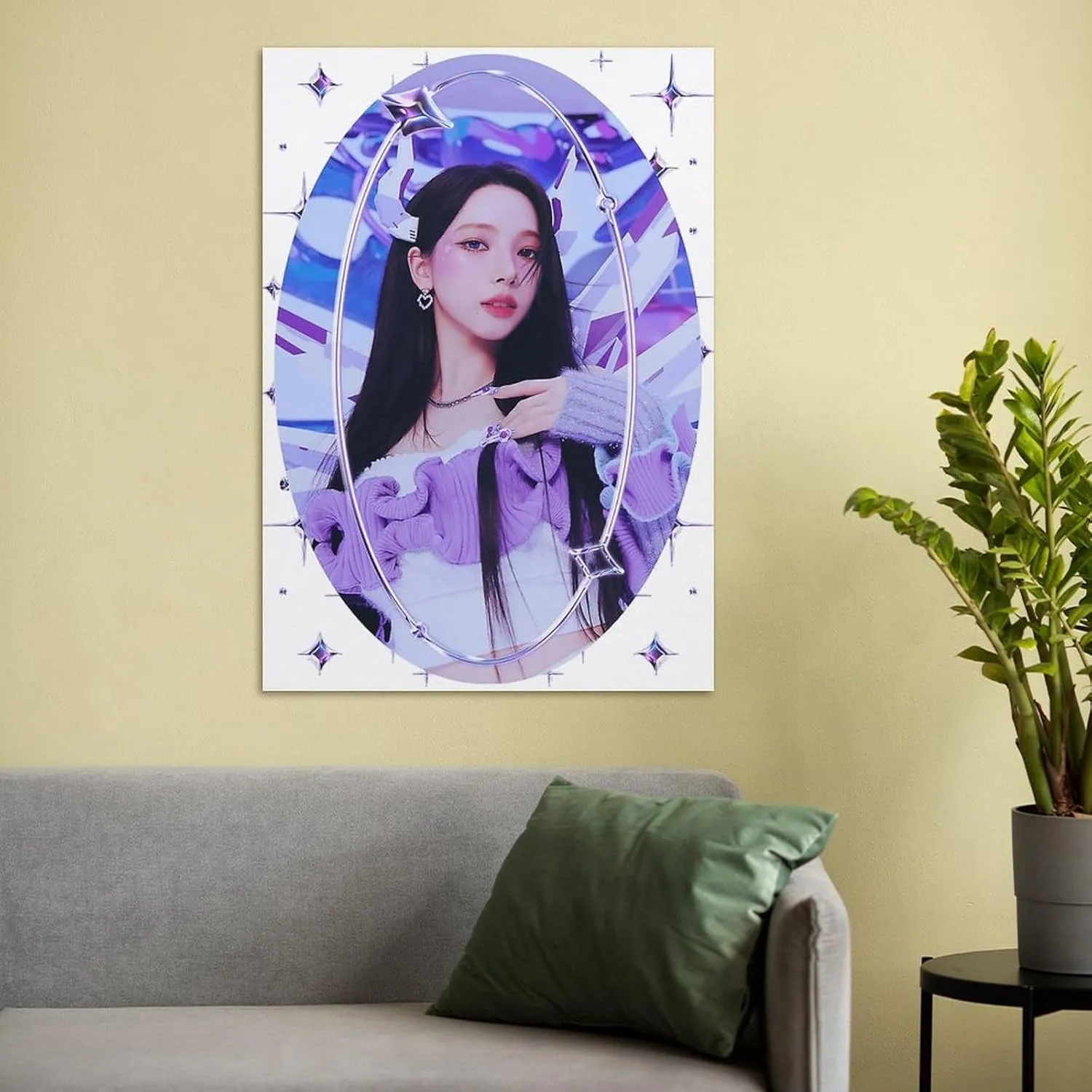 Fxaiui A-ESPA Idol Posters Wall Tapestry Decorative Canvas Merch Use for Party Bedroom Living Room＆Dorm 28x40inch(70x100cm)