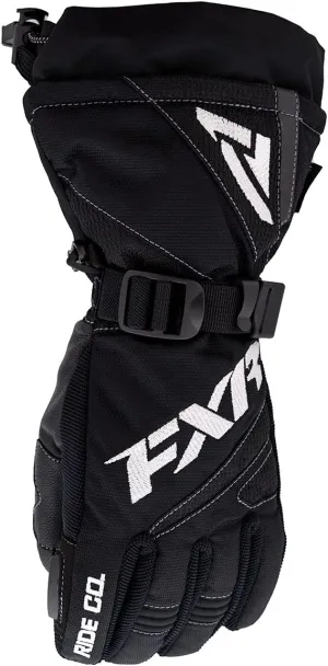 FXR Youth Helix Race Glove (Black - Large)