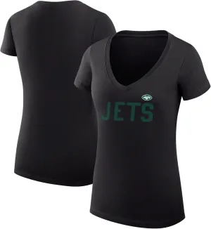 G-III Sports Women's NFL Dot Print Fitted V-Neck T-Shirt
