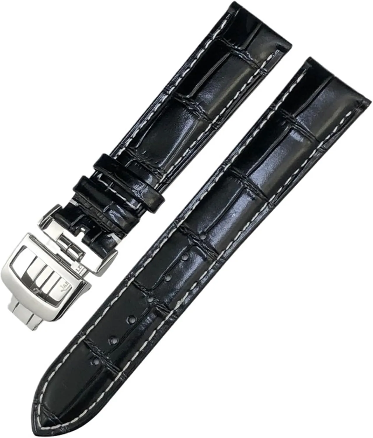 Genuine Leather 19mm 20mm 21mm 22mm Watchband For Jaeger LeCoultre Master Moonphase Black Blue Brown Green Cowhide Watch Strap