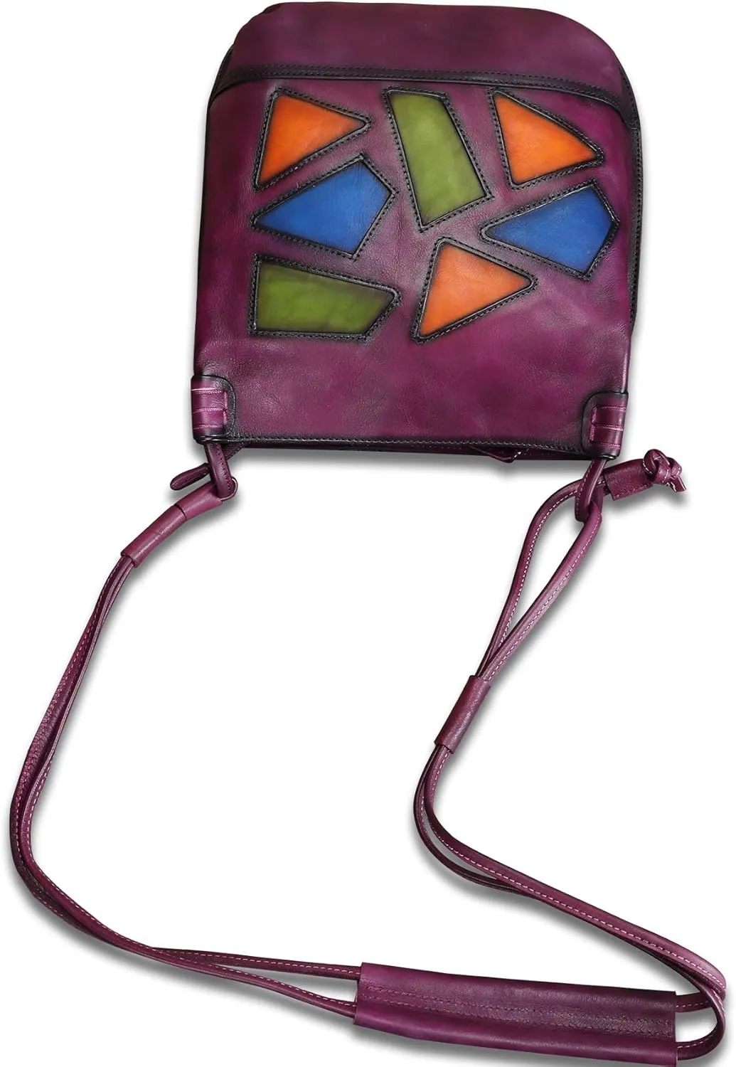 Genuine Leather Crossbody Purses for Women Satchel Purses Vintage Handmade Shoulder Bag Cowhide Handbags