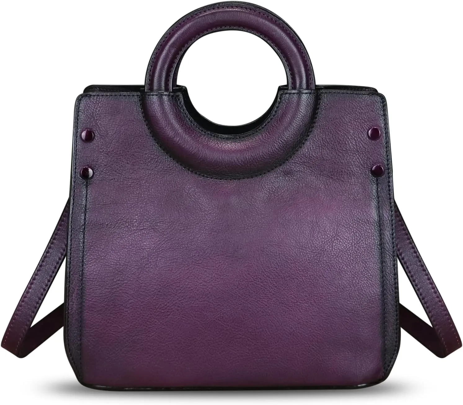 Genuine Leather Handbags for Women Vintage Real Leather Fashion Messenger Bag Shoulder Bag Crossbody Bag Satchel Purse