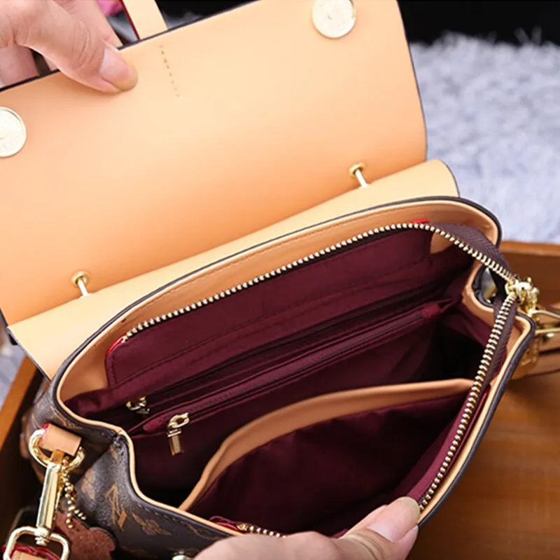 Genuine Leather Handbags New Fashion Printing Handbags