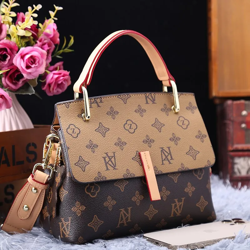 Genuine Leather Handbags New Fashion Printing Handbags