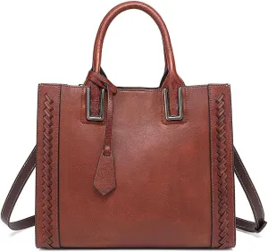 Genuine Leather Handbags Tote Shoulder for Women Vintage Handmade purse Satchel Crossbody Bag