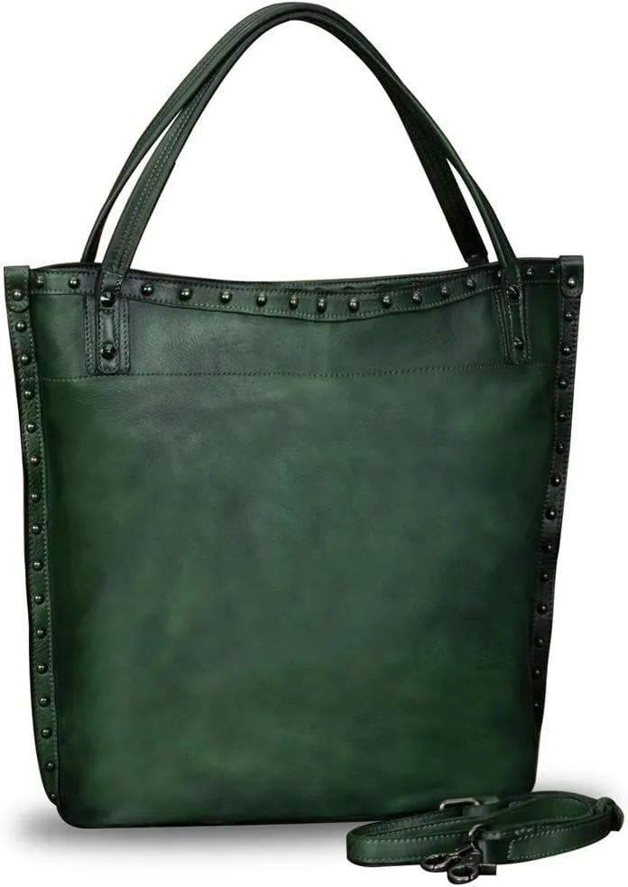 Genuine Leather Large Shoulder Bag Tote Bag for Women Vintage Real Leather Purses and Handbags Satchel Crossbody Bag